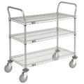 Global Equipment Nexel    4 Tier Shelving Starter Unit, Solid Galvanized Steel, 60"Wx24"Dx86"H 189956